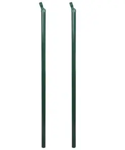 vidaXL Chain Link Fence with Posts Spike Galvanised Steel 1.5×15 m