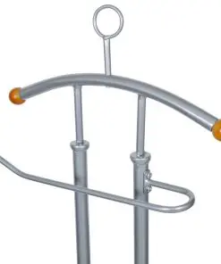 vidaXL Valet Stand Coat Shirt Organiser Metal Frame