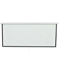 Manual Projection Screen 160 x 123 cm Matt White 4:3 Wall Ceiling Mount