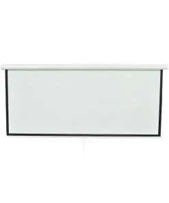 Manual Projection Screen 160 x 160 cm Matt White 1:1 Wall Ceiling Mount