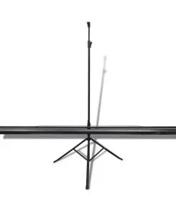 Manual Projection Screen with Height Adjustable Stand 160 x 160 cm 1:1