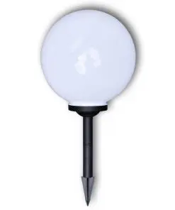 vidaXL Garden Path Solar Ball Light LED 30cm 2pcs with Ground Spike