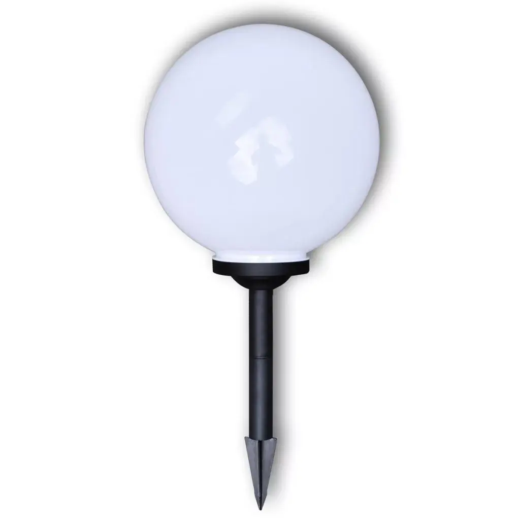 vidaXL Garden Path Solar Ball Light LED 30cm 2pcs with Ground Spike