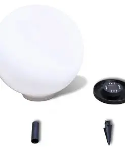 vidaXL Garden Path Solar Ball Light LED 50cm 1pcs with Ground Spike