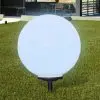 vidaXL Garden Path Solar Ball Light LED 50cm 1pcs with Ground Spike vidaXL Garden Path Solar Ball Light LED 50cm 1pcs with Ground Spike