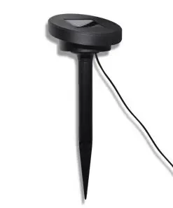 vidaXL Solar Bowl 3 LED Garden Lights with Spike Anchors & Solar Panel