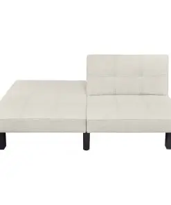 vidaXL Sofa Bed Adjustable Beige