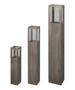 Garden Candle Stand Set 3 pcs Outdoor Lighting Torch Lantern