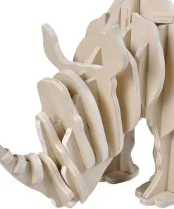 Wooden Rhino Home Decor Shelf Book Organiser Side Table