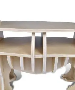 Wooden Rhino Home Decor Shelf Book Organiser Side Table