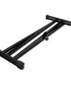 Adjustable Double Braced Keyboard Stand X-Frame