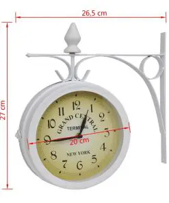 Wall Clock Two-Sided Classic Design