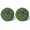 Boxwood Ball Artificial Leaf Topiary Ball 27 cm 2 pcs