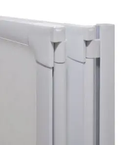 Shower Bath Screen Wall 141 x 132 cm 3 Panels Foldable
