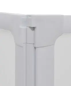 Shower Bath Screen Wall 140 x 168 cm 7 Panels Foldable with Towel Rack