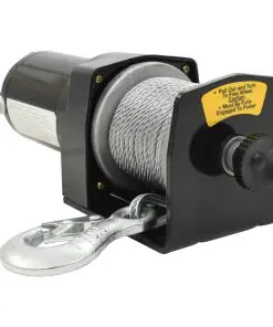 12 V Electric Winch 907 KG Wire Remote Control
