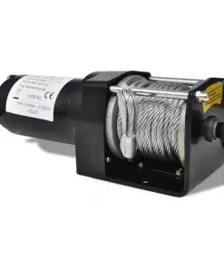 Electric Winch 1360 KG with Plate Roller Fairlead