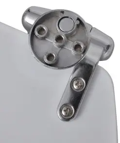 vidaXL Toilet Seats with Soft Close Lids MDF White