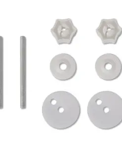 vidaXL WC Toilet Seat MDF Soft Close Lid Simple Design Wood