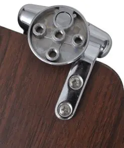 vidaXL WC Toilet Seat MDF Soft Close Lid Simple Design Wood