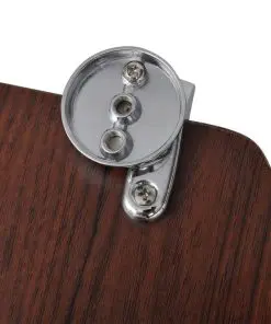 vidaXL Toilet Seats with Hard Close Lids MDF Brown