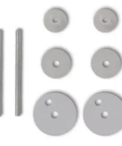 vidaXL Toilet Seats with Hard Close Lids MDF Stones