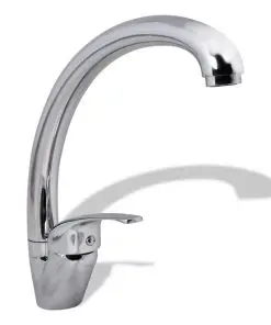vidaXL Kitchen Mixer Tap Chrome