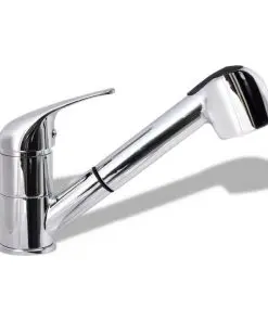 vidaXL Kitchen Mixer Tap Chrome