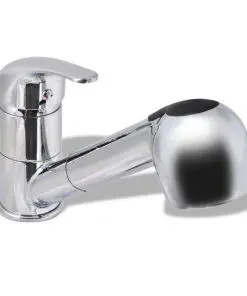 vidaXL Kitchen Mixer Tap Chrome