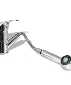 vidaXL Kitchen Mixer Tap Chrome