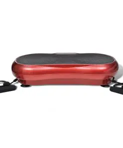 Fitness Vibration Plate Small 200 W with Belts Red