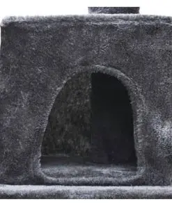 Cat Play Tree 122 cm Grey Plush