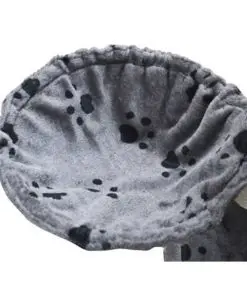 Car Play Tree 122 cm Grey with Paw Prints