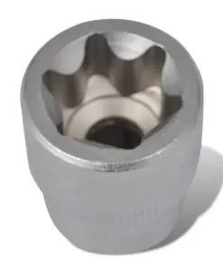 Torx Star Socket Set 12 pcs with Clip Strip