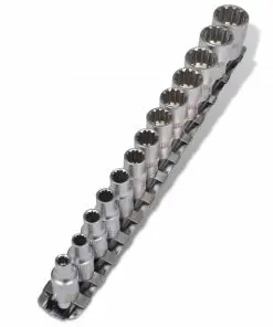 Spline Socket Set 13 pcs with Clip Strip