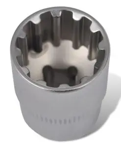 Spline Socket Set 13 pcs with Clip Strip