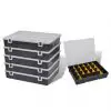 vidaXL Storage Box Sort Case 6 pcs