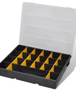 vidaXL Storage Box Sort Case 6 pcs