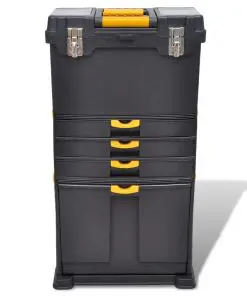 vidaXL Tool Case Chest Tool Trolley Portable