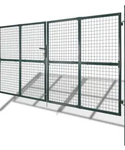 Garden Mesh Gate Fence Door Wall Grille 289 x 200 cm / 306 x 250 cm