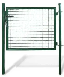 Garden Mesh Gate Fence Door Wall Grille 85.5 x 75 cm / 100 x 125 cm