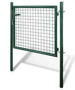 Garden Mesh Gate Fence Door Wall Grille 85.5 x 75 cm / 100 x 125 cm