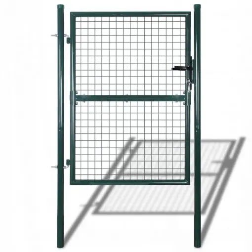 Garden Mesh Gate Fence Door Wall Grille 85.5 x 125 cm / 100 x 175 cm