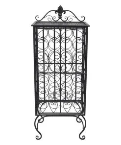 vidaXL Wine Rack for 28 Bottles Metal