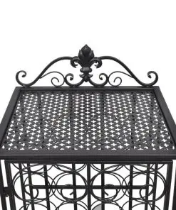 vidaXL Wine Rack for 28 Bottles Metal