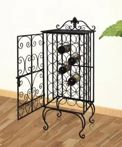 vidaXL Wine Rack for 28 Bottles Metal