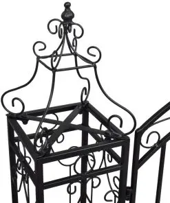 vidaXL Ornamental Garden Gate Wrought Iron 122×20.5×134 cm