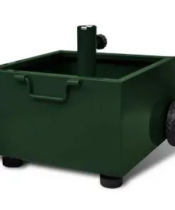 vidaXL Outdoor Umbrella Stand Green