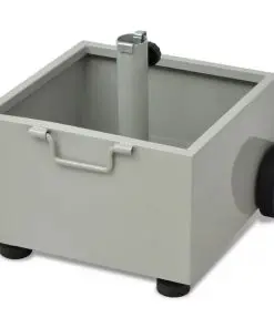 vidaXL Outdoor Umbrella Stand Plant Pot Grey