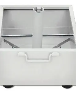 vidaXL Outdoor Umbrella Stand Plant Pot White